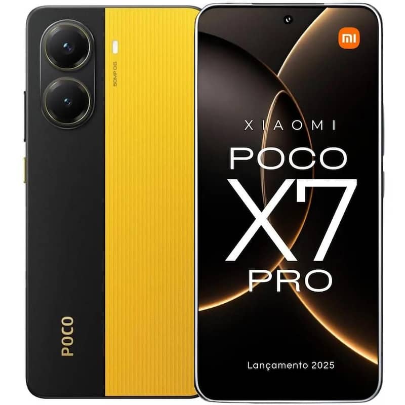 Smartphone Celular Xiaomi POCO X7 PRO 5G 512GB 12GB Lançamento NFC